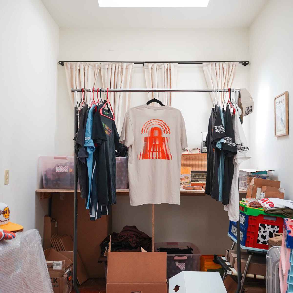 Bone and Orange Shirt